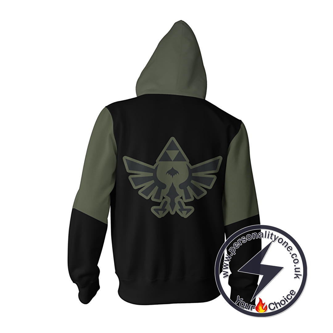 The Legend of Zelda Hoodies - The Legend of Zelda Zip Up Hoodie Jacket